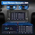Miniatyrbild 4 av 4: AWESAFE Android 12 Bilradio för Audi A3 8P/S3/RS3/Sportback med 7 tums pekskärm Bluetooth GPS FM RDS USB WiFi