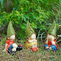 Miniatyrbild 7 av 7: Trädgårdsstaty söt älvor prydnader harts dvärgstaty för inomhusbruk