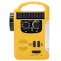 Miniatyrbild 2 av 8: Handvev solradio AM FM SW nödradio med LED ficklampa läslampa MP3-spelare för utomhuscamping