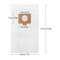 Miniatyrbild 5 av 5: 8-pack dammsugarpåsar för Kenmore cylinderdammsugare typ C/Q (5055 & 50557) - Högkvalitativa ersättningspåsar för effektiv rengöring