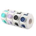 Miniatyrbild 2 av 8: Fidget Rings Toys Pop it Cube Vit+ Svart