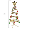 Miniatyrbild 2 av 5: Tabletop Spiral Gems Christmas Tree - metal Table Top Tree -