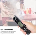 Miniatyrbild 7 av 8: Vikbar sond Vattentät LCD Digital Mat Kött Termometer för