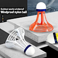 Miniatyrbild 6 av 7: 3PCS Fjäder Badminton Shuttlecocks Shuttle Birds, Inomhus