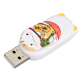 Miniatyrbild 3 av 7: USB-minnen Stödjer Hot Plug Söt Lyckokatt Portabel Bil USB-enhet för Kontor Hem Backup Filer Videor 64GB