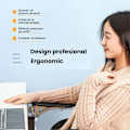Miniatyrbild 7 av 8: EINNENFFER Ergonomiskt Armstöd, 180° Roterbart, 90° Fällbart, Utdragbart, För Kontor, Ställ, Svart