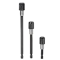 Miniatyrbild 1 av 7: Magnetisk Borrförlängare Snabbkopplings Skruvmejsel Bitshållare Sexkantsskaft Förlängningschuck Adapter Set Snabbväxlings Bitshållare Hållbart Krom Vanadin