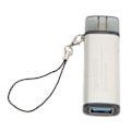 Miniatyrbild 2 av 7: Minneskortläsare Plug and Play Aluminiumlegering USB C 3.0 OTG Lagringskortläsare med Snoddhål för Windows för LINUX