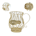 Miniatyrbild 5 av 8: Kaffe Kapselhållare Kaffe Förvaring Karusellhållare Metallkopp
