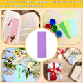 Miniatyrbild 4 av 5: Färgade bokmärken i papper, för DIY-klassrumsprojekt, skolehantverk, presentetiketter, 50-pack Style 3