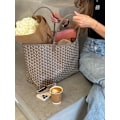 Miniatyrbild 2 av 4: Shoppingkassar Stor Kapacitet Tygkassar Mammaväskor Tygkassar Present Toppar-Xin Khaki Khaki