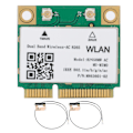 Miniatyrbild 1 av 7: WiFi 6E-kort, pålitlig prestanda, tri-band trådlös modul, Bluetooth 5.3 intern adapter för bärbar dator med 802.11AC dual-band stöd MINI PCI E