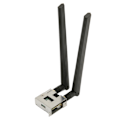 Miniatyrbild 3 av 7: Trådlöst WiFi-adapterkort M.2 NGFF 2.4Ghz 5Ghz 3000Mbps 802.11 AX Dual Band WiFi-adapterkort för M10H X299 Z170I B550I