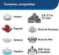 Miniatyrbilde 5 av 5: Reservedeler Skumfilter (Pakke med 2) - Keramikk, Plast og Stål