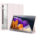 Miniatyrbild 2 av 6: DUX DUCIS Samsung Galaxy Tab S7 / Tab S8 Fodral TOBY Pennhållare Rosa