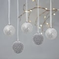 Miniatyrbild 5 av 5: 3.15" Christmas Ball Ornaments 12 pcs Glitter Sequin Foam Ball
