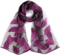 Unika blommiga damscarfar: Tryckt scarf