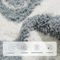 Miniatyrbild 4 av 6: Baby Filtar med Smiley Faces Rutig Vändbar Mjuk Mysig Varm Filt för Säng Soffa Resa gray