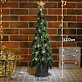 Miniatyrbild 2 av 5: Flocking artificial Christmas tree, desktop cedar Christmas