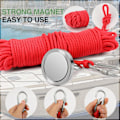 Miniatyrbild 3 av 5: Fiskemagnet Kit Kraftig, Sällsynt Jordartsmagnet med Försänkt Hål Öglebult, Stort Kit Neodym Fiskemagneter för Fiske och Lyftning