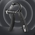 Miniatyrbild 7 av 7: Handgreppstränare Handled Underarm Grepp Träningsredskap Digital Display Justerbar Portabel Handgreppare för Nybörjare till Proffs Träning - Svart Black