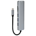 Miniatyrbild 5 av 7: USB C HUB 6 i 1 4K Vid 30HZ 5Gbps Överföring Högupplöst Multimediagränssnitt Adapter för Hemmakontor