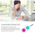 Miniatyrbild 6 av 8: Pop It Finger CE Godkänd Sensory Simpl Dimpl - Key Ring