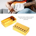 Miniatyrbild 8 av 8: Gitarr Pickup Skydd För Elgitarr Dubbel Spole Mässing Pickup Skydd Metall Material Lätt Korrosionsbeständig Lätt Installation Med Polerad