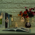 Miniatyrbild 8 av 8: 178cm 10LED Akryl Disk LED Ljus Lampsträng för Fest Högtidsdekoration Snöflinga