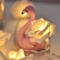 Miniatyrbild 2 av 6: Rosa ros blomster ljusslinga batteridriven 10LEDs fe