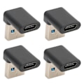 Miniatyrbild 1 av 7: 4st USB Typ C Rätvinkeladapter 10Gbps Överföring Bärbar USB Hane till Typ C Hona Adapter för Bärbara Datorer Stationära Datorer