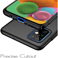 Miniatyrbild 6 av 7: Samsung A71 Ultratunt Mattsvart Skal Basic V2 Svart