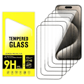 Miniatyrbild 5 av 6: 2st Härdat glas iPhone 15 - Skärmskydd Transparent Iphone 15 Iphone 15 Pro