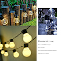 Miniatyrbild 3 av 5: Solar Powered LED String Lights- Waterproof Patio Lights -
