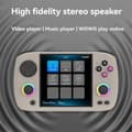 RG CubeXX Retro Handhållen Spelkonsol 32GB RGB Joystick Videospelare Stöder WIFI Bluetooth Grå
