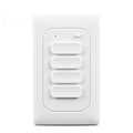 Zigbee Smart Light Väggströmbrytare Tryckknapp Interruptor Tuya Ingen Neutral och med Neutral US-strömbrytare för Alexa (A)