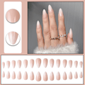 Miniatyrbild 2 av 6: Mandelformad nagelgradient nagellack, med gelélim, 28 st, tillverkad