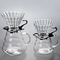 Miniatyrbild 6 av 8: Glasdroppkaffe tratt tratt tjocknat glaskaffe kon