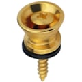 Miniatyrbild 4 av 5: Metall Gitarrbandsknappar Lås Ändstift Bandlås med Skruvar för Elektrisk Akustisk Gitarr, Bas, Ukulele, 4-pack Golden