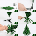 Miniatyrbild 6 av 8: 24"/60cm Tabletop Xmas Tree, Artificial Mini Christmas Pine