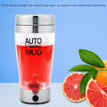 Miniatyrbild 2 av 8: 400 ml rostfritt stål elektrisk omrörningsmugg automatisk mjölk
