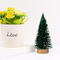 Miniatyrbild 3 av 5: Mini Christmas Trees for Christmas Decor, 4Pcs Artificial