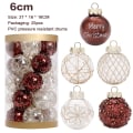 Miniatyrbild 2 av 5: 6cm Christmas Decorations, 25pcs Xmas Tree Hanging Ball Xmas