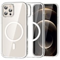 Miniatyrbild 1 av 3: ColorPop iPhone 12 Pro Max Skal CH MagSafe Transparent/Vit