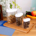 Miniatyrbild 8 av 8: 5 st torra matförvaringsbehållare spannmålsdispenser pasta matbehållare låda