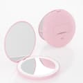 1 st (rosa) LED-belyst fickpegel, 1x/10x förstoring - Smink