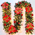 Miniatyrbild 1 av 6: Weihnachtsgirlande mit Beleuchtung, 270 cm 40 LED warmweiß