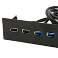 Miniatyrbild 5 av 8: USB 3.0 Expansionsfrontpanel 8-portars hubb med stabil och allmänt använd anslutning Supersnabb dataöverföring Bakåtkompatibel Plug and Play för