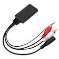 Miniatyrbild 2 av 7: Bluetooth-ljudadapter för bilstereo, trådlös musikstreaming AUX-ingångsmodul med handsfree-mikrofon stöder MP3 WMA WAV-ljudformat