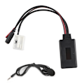Miniatyrbild 2 av 8: Bluetooth AUX-modul för bilradioadapter, högkvalitativt ABS-material, handsfree-mikrofon, Bluetooth-musikadapter stöder ljudenheter, förbättrad